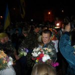 Зустріч бійців 1-ї танкової бригади в Чернігові 13 вересня. Фото