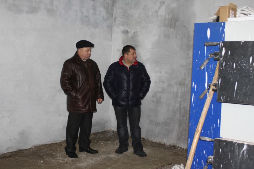 В жовтневській школі замінять газовий котел на твердопаливний. Фото