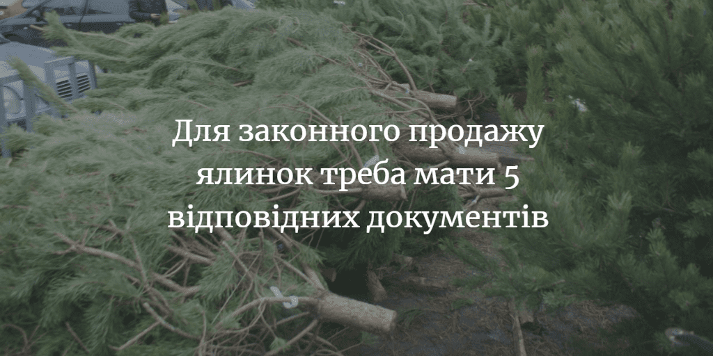 За незаконну вирубку ялинок можна заплатити штраф від 510 до 1 020 гривень