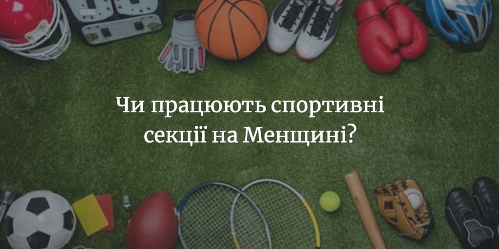 ДУМКА ЧИТИЧА. Чи займаєтеся ви або ваша дитина у спортивних секціях у Мені чи інших населених пунктах громади?