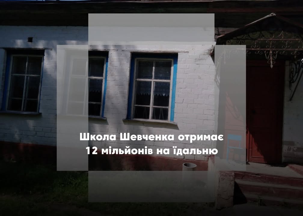 На їдальню школи Шевченка виділили кошти