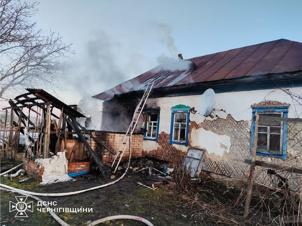 У селі Дягова вогонь пошкодив житловий будинок: причиною стала електромережа