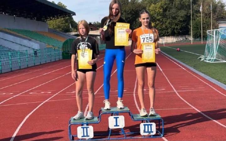 Менські легкоатлетки вибороли чотири призові місця на чемпіонаті області